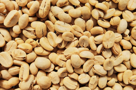 Close up of coffee beans for backgroundの写真素材