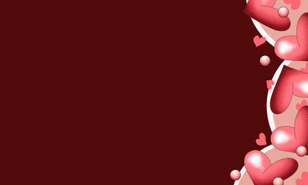 Happy Valentine's Day, template for postcard, print, cover design, valentines, design for February 14の写真素材