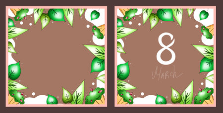 template for greeting cards, banners, flyers, hand drawn, illustration design for print, holidaysの写真素材