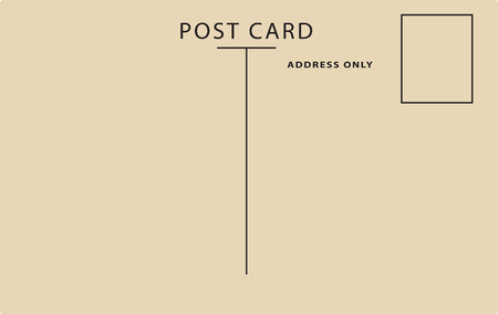 A place to place text on an old postcard.のイラスト素材