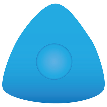 Triangular chalk of blue color for tailor's workのイラスト素材