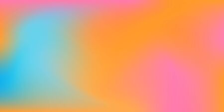 Mesh holographic foil.  Trendy creative vector cosmic gradient.  Smooth blend banner template.  Easily editable soft colored vector illustration.  Bright print.のイラスト素材