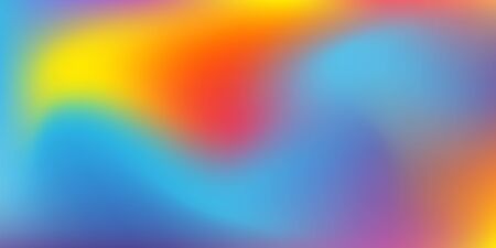 Blurred bright colors mesh background.  Trendy creative vector cosmic gradient.  Creative neon...