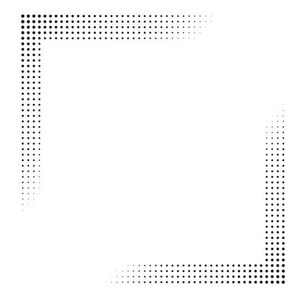 Abstract halftone texture with dots. Vector. Modern background for posters, websites, web pages, business cards, postcards, interior design. Punk, pop, grunge in vintage style. Minimalism.のイラスト素材