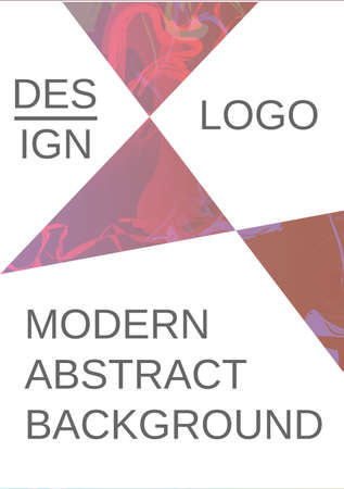 Modern abstract background. Modern design template.のイラスト素材