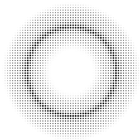 Abstract halftone texture with dots. Vector.のイラスト素材