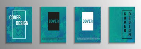Minimum vector coverage. A set of modern abstract covers. Rich design VIP. Future futuristic template with abstract current forms for banner design, poster, booklet, report, magazine.のイラスト素材