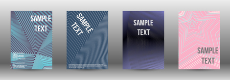 Abstract covers from lines. Modern design template.のイラスト素材