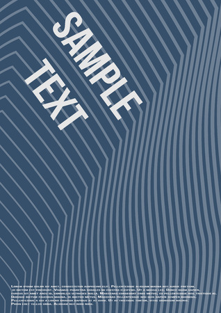 Minimum geometric coverage. Modern abstract cover from vector abstract lines. The future template for decorating the background of albums, business brochures, banner, poster.のイラスト素材