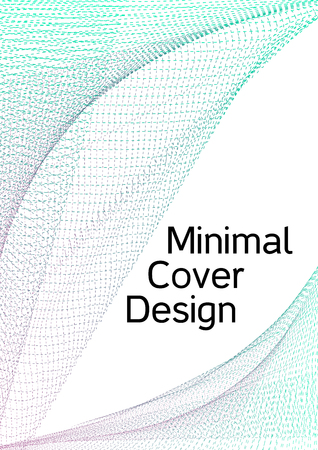 Cover design with abstract lines. Modern background. Rich design of VIP. Future futuristic template for banner design, poster, booklet, report, journal. Vector.のイラスト素材