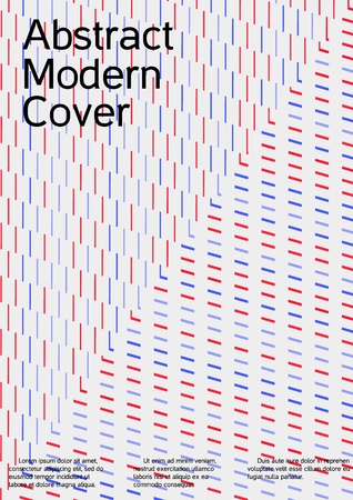 Cover design with abstract lines. Modern background. Rich design of VIP. Future futuristic template for banner design, poster, booklet, report, journal. Vector.のイラスト素材