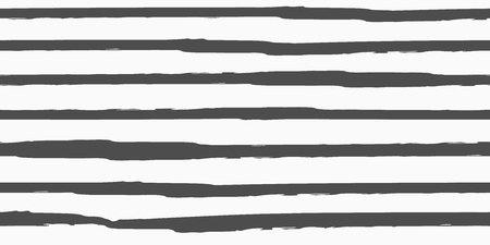 Seamless Background of Stripes. Vector Watercolor.  Fashionable Hand Lines. Grunge Texture.  Cloth, Textile Design, Linen, Fabric.のイラスト素材