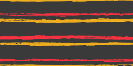 Seamless Background of Stripes. Watercolor Striped Fashion Print Design. Hand Drawn Lines in Watercolor Style. Grunge Texture.  Cloth, Textile Design, Linen, Fabric.のイラスト素材