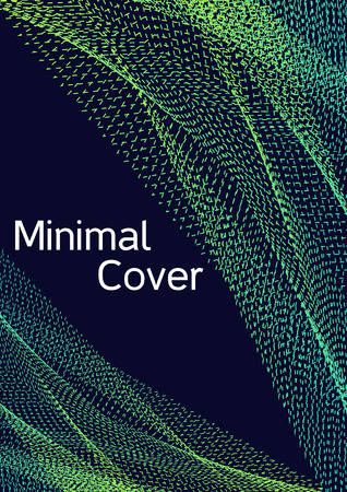 Modern design template. Creative fluid background from abstract lines to create a fashionable abstract cover, banner, poster, booklet. Vector illustration. EPS 10.のイラスト素材