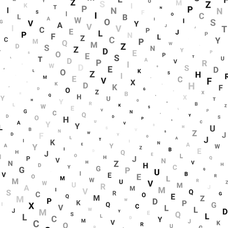 Abstract halftone texture with letters. Vector. Modern background for posters, websites, web pages, business cards, postcards, interior design. Punk, pop, grunge in vintage style. Minimalism.のイラスト素材