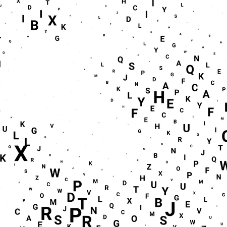 Abstract halftone texture with letters. Vector. Modern background for posters, websites, web pages, business cards, postcards, interior design. Punk, pop, grunge in vintage style. Minimalism.のイラスト素材