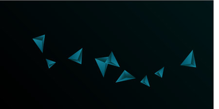 Triangular background. Abstract composition of 3d triangles. Creative geometric background.  3D...