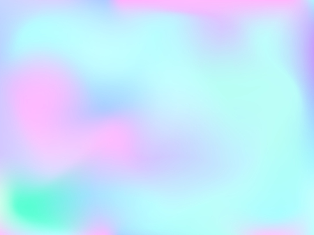 Abstract blurred gradient mesh background. Colorful smooth banner template.Trendy creative vector. Intense blank Holographic spectrum gradient for cover.のイラスト素材