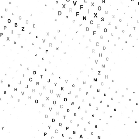 Abstract halftone texture with letters. Vector. Modern background for posters, websites, web pages, business cards, postcards, interior design. Punk, pop, grunge in vintage style. Minimalism.のイラスト素材