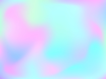 Abstract blurred gradient mesh background. Colorful smooth banner template.Trendy creative vector. Intense blank Holographic spectrum gradient for cover.のイラスト素材