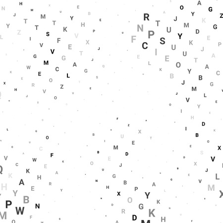 Abstract halftone texture with letters. Vector. Modern background for posters, websites, web pages, business cards, postcards, interior design. Punk, pop, grunge in vintage style. Minimalism.のイラスト素材