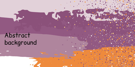 Trendy multicolored stripes with confetti dots, great design for any purpose. Fashionable holiday decoration concept. Chaotic vector illustration of multicolored stripes with confetti dots.のイラスト素材