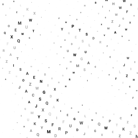 Abstract halftone texture with letters. Vector. Modern background for posters, websites, web pages, business cards, postcards, interior design. Punk, pop, grunge in vintage style. Minimalism.のイラスト素材