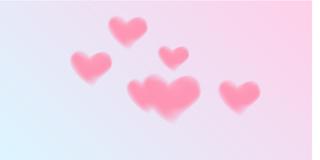 Heart confetti beautifully chaotic fall on the background. Template for posters, posters, postcards, invitations. Hearts of confetti for valentines day.  Vector illustration.のイラスト素材