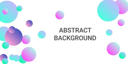 Balls shapes. Minimal design of coverages. Vector geometric illustration. Halftone, 3d. Abstract background of  pink, blue, green  balls shapes.のイラスト素材