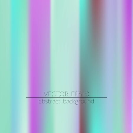 Holographic background.  Vivid smooth mesh blurred futuristic template. Trendy creative vector. Intense blank Holographic spectrum gradient for printed products, covers.のイラスト素材