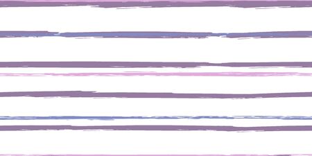 Seamless Background of Stripes. Watercolor Striped Fashion Print Design. Hand Drawn Lines in Watercolor Style. Grunge Stripes with Painted Brush Strokes.  Cloth, Textile Design, Linen, Fabric.のイラスト素材