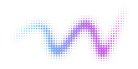 Halftone colorful gradient background for design decoration. Abstract business bright grunge background. Minimal geometric abstract pattern.のイラスト素材