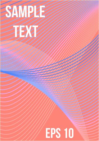 Abstract cover. Minimalistic colorful cover. The future template for decorating the background of albums, business brochures, banner, poster.のイラスト素材