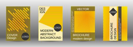 Minimum vector coverage. Abstract cover. Positive design template. Creative backgrounds with abstract gradient linear waves to create a fashionable  banner, poster.のイラスト素材