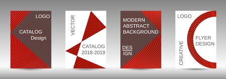 Minimum vector coverage. Abstract cover. Positive design template. Creative backgrounds with abstract gradient linear waves to create a fashionable  banner, poster.のイラスト素材