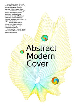 Minimum coverage of the vector. Cover design. Future template for the design of the background of albums, business brochures, banner, poster.のイラスト素材