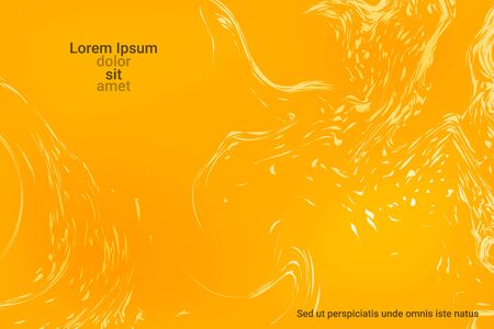 Flat particles of fluid dynamics for wallpaper design.  Holiday concept. Liquid wave modern background. Abstract vector illustration.のイラスト素材