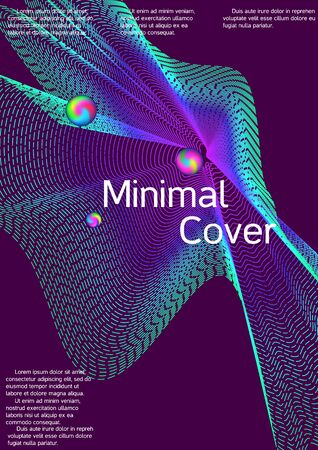 The minimal geometric coverage. Cover design. Suitable for creating a fashionable abstract cover, banner, poster, booklet.のイラスト素材