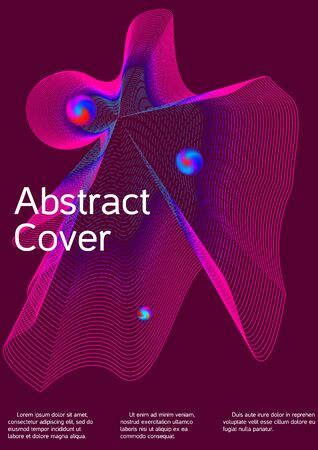 Minimum coverage of a vector. Cover design. Future template for the design of the background of albums, business brochures, banner, poster.のイラスト素材