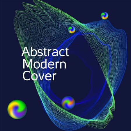 Poster for cover design. Abstract flyer design background.  Modern abstract music backgrounds. Sound flyer to create a fashionable abstract cover, banner, poster, booklet.のイラスト素材