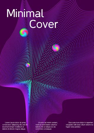 Minimum coverage of a vector. Cover design. Future template for the design of the background of albums, business brochures, banner, poster.のイラスト素材
