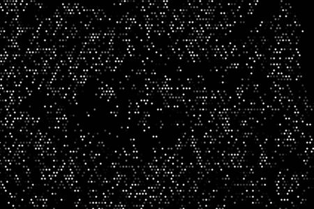 Black grunge halftone vector background in retro style. Vector template abstract geometric art background. Trendy modern style. Abstract template. Abstract geometric shape. Fashionable cover designのイラスト素材