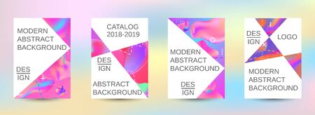 Modern abstract background. Artistic covers design. Creative fluid colors backgrounds.  Blurred bright colors mesh background. Bright print.のイラスト素材