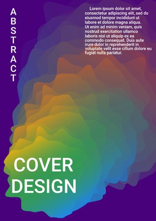 Modern abstract background. Abstract musical cover for print design.のイラスト素材