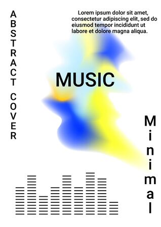 Graphic abstract background. Disco design. Musical cover for your design.  Concept business vector.のイラスト素材