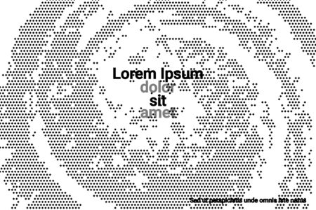 Black grunge halftone vector background in retro style on a white halftone background. Vector pattern abstract geometric art background.のイラスト素材