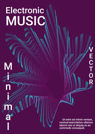 Modern design template. Cover music album. Business vector template.のイラスト素材