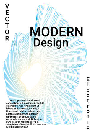 Graphic abstract background. Disco design. Cover music album. Business concept illustration.のイラスト素材