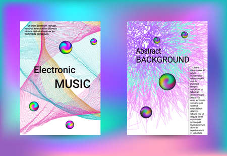 Set of covers for design. Minimal vector coverage. Vector print template. Geometric print. Abstract vector background.のイラスト素材