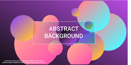 Trendy gradients of balls shapes, great design for any purposes.  Trendy minimal design. Vector...